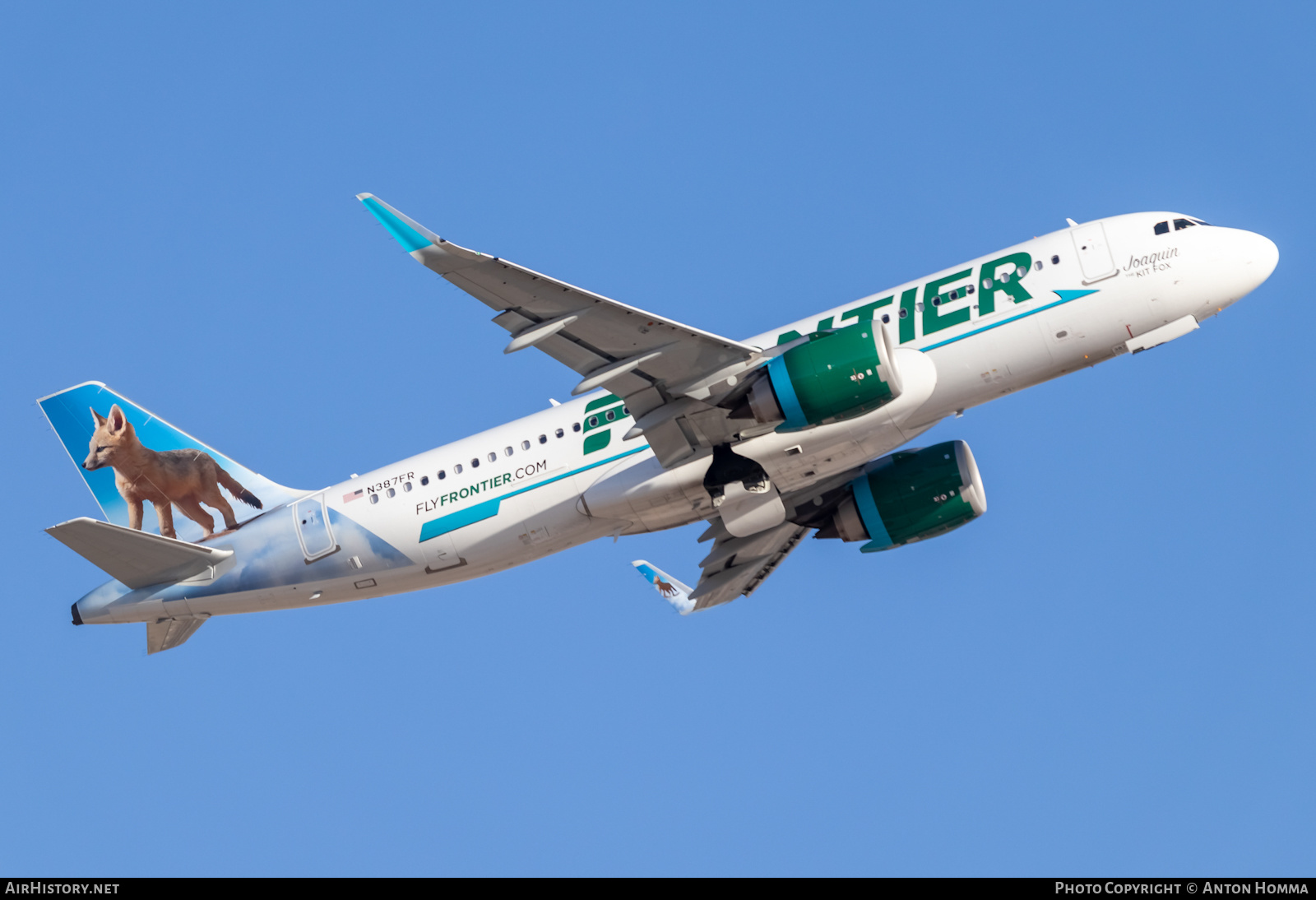Aircraft Photo of N387FR | Airbus A320-251N | Frontier Airlines | AirHistory.net #450292