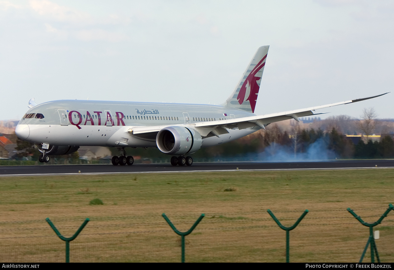 Aircraft Photo of A7-BCD | Boeing 787-8 Dreamliner | Qatar Airways | AirHistory.net #450293