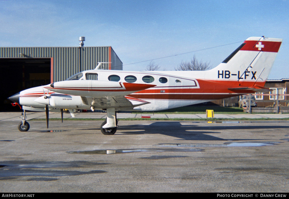 Aircraft Photo of HB-LFX | Cessna 414 | AirHistory.net #450299