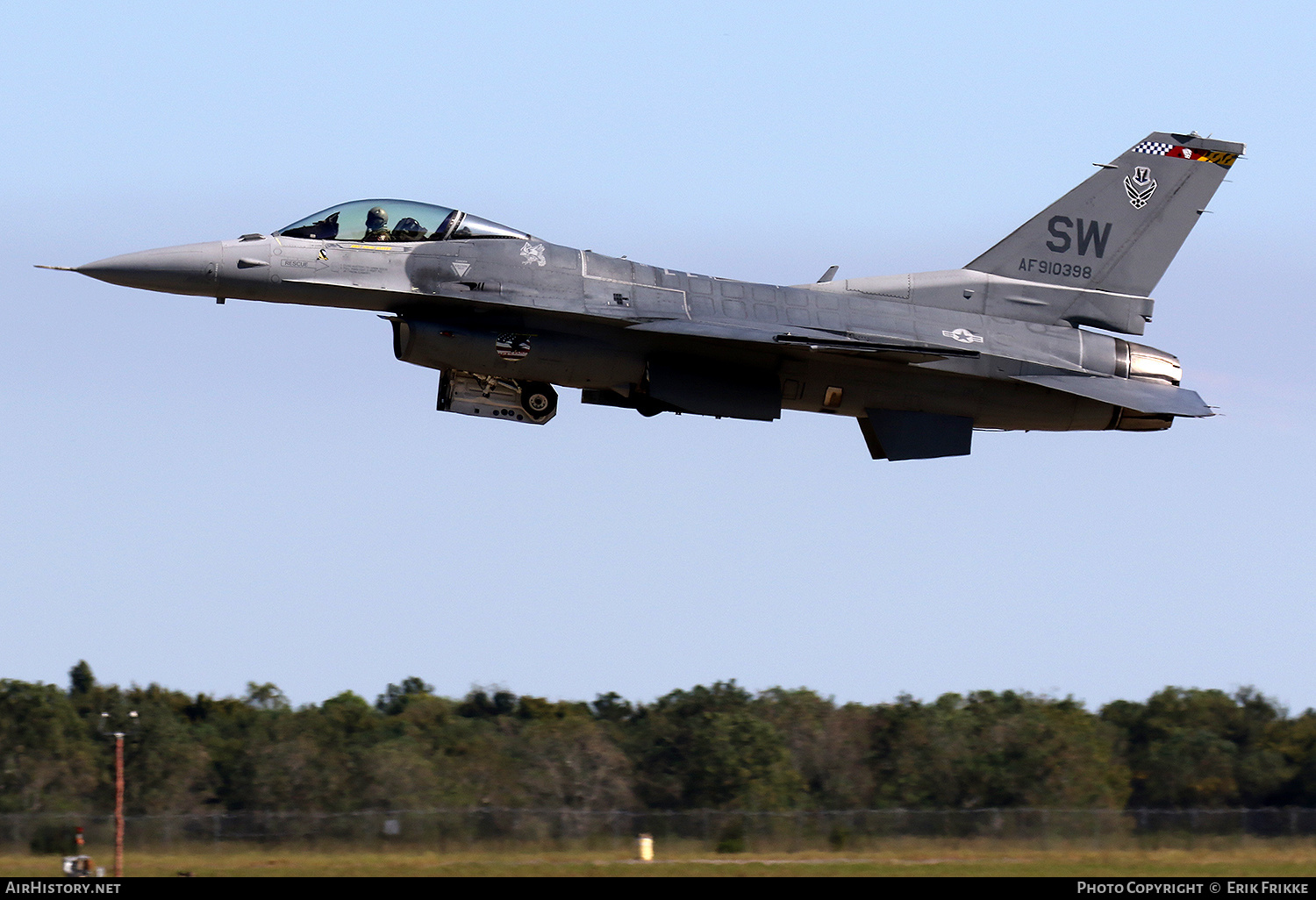 Aircraft Photo of 91-0398 / AF91-0398 | General Dynamics F-16CM Fighting Falcon | USA - Air Force | AirHistory.net #450316