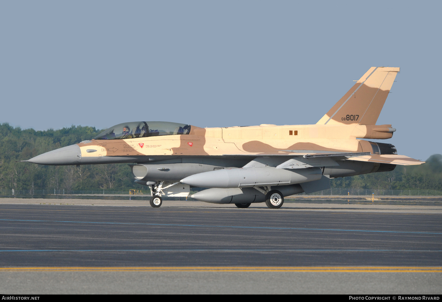 Aircraft Photo of 08-8017 | General Dynamics F-16D Fighting Falcon | Morocco - Air Force | AirHistory.net #450367