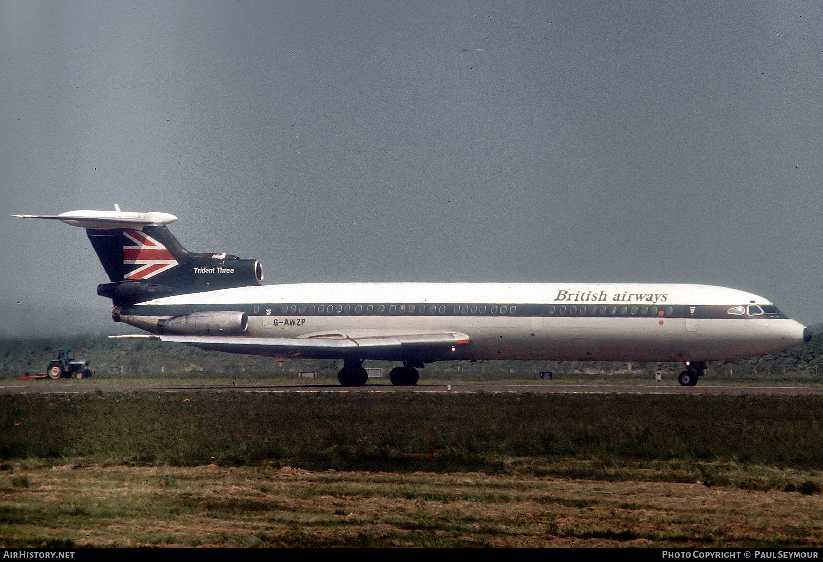 Aircraft Photo of G-AWZP | Hawker Siddeley HS-121 Trident 3B | British Airways | AirHistory.net #450411