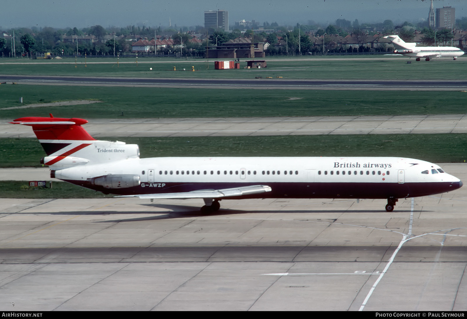 Aircraft Photo of G-AWZP | Hawker Siddeley HS-121 Trident 3B | British Airways | AirHistory.net #450431