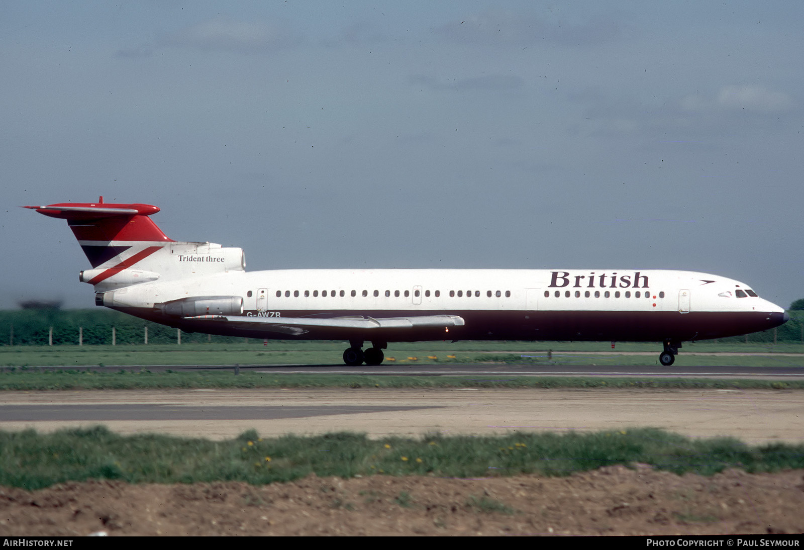 Aircraft Photo of G-AWZR | Hawker Siddeley HS-121 Trident 3B | British Airways | AirHistory.net #450445