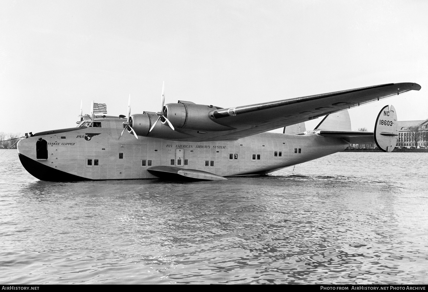 Aircraft Photo of NC18603 | Boeing 314 | Pan American Airways System - PAA | AirHistory.net #450446