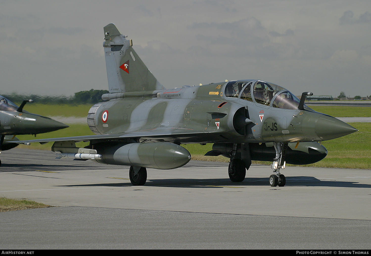 Aircraft Photo of 616 | Dassault Mirage 2000D | France - Air Force | AirHistory.net #450454