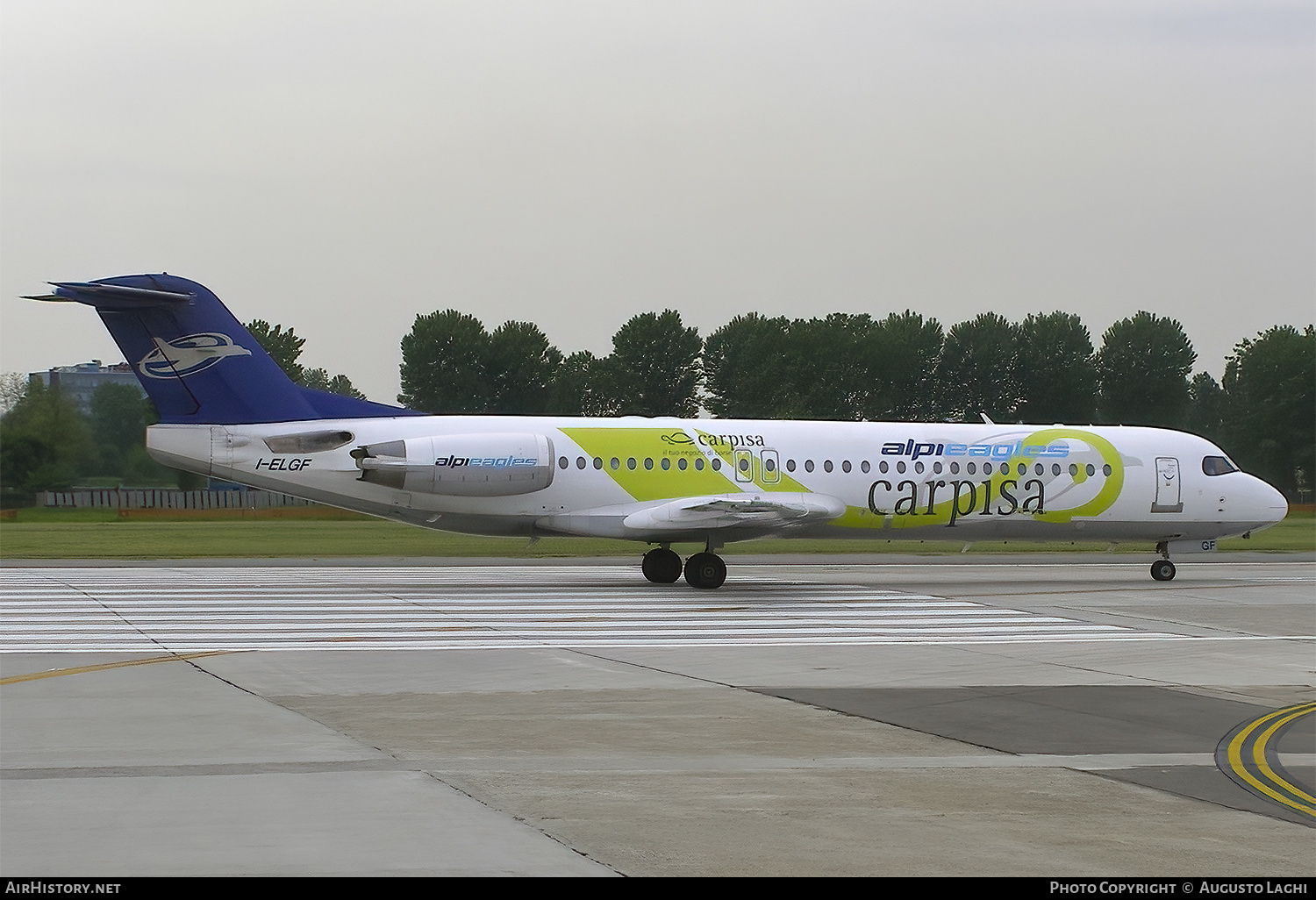 Aircraft Photo of I-ELGF | Fokker 100 (F28-0100) | Alpi Eagles | AirHistory.net #450465