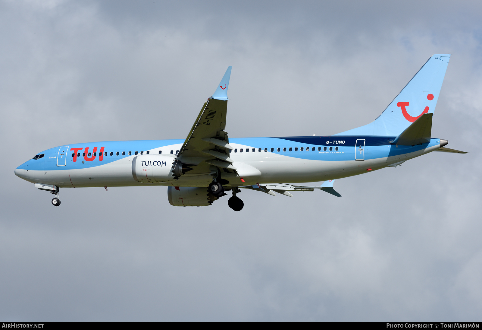 Aircraft Photo of G-TUMO | Boeing 737-8 Max 8 | TUI | AirHistory.net #450473