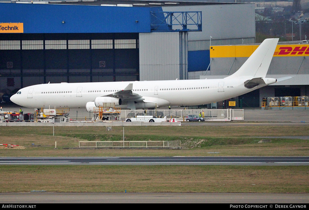 Aircraft Photo of 9H-SOL | Airbus A340-313X | AirHistory.net #450486