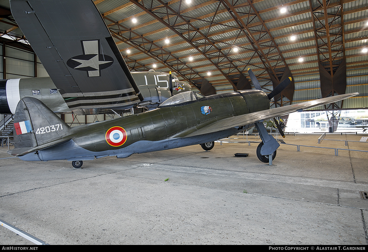 Aircraft Photo of 44-20371 / 420371 | Republic P-47D Thunderbolt | France - Air Force | AirHistory.net #450502