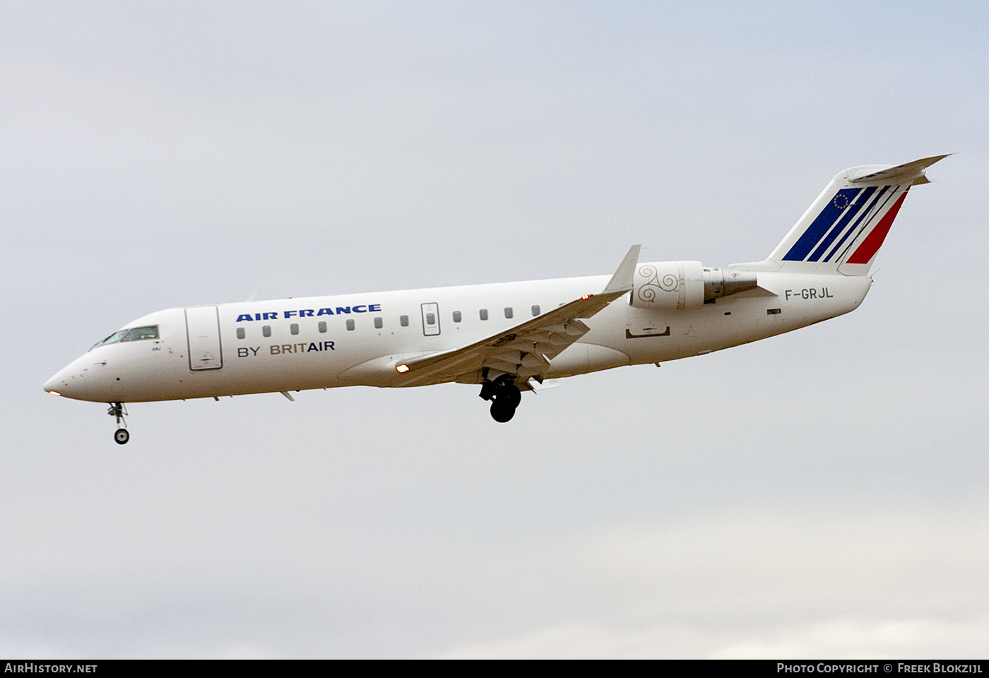 Aircraft Photo of F-GRJL | Bombardier CRJ-100ER (CL-600-2B19) | Air France | AirHistory.net #450506