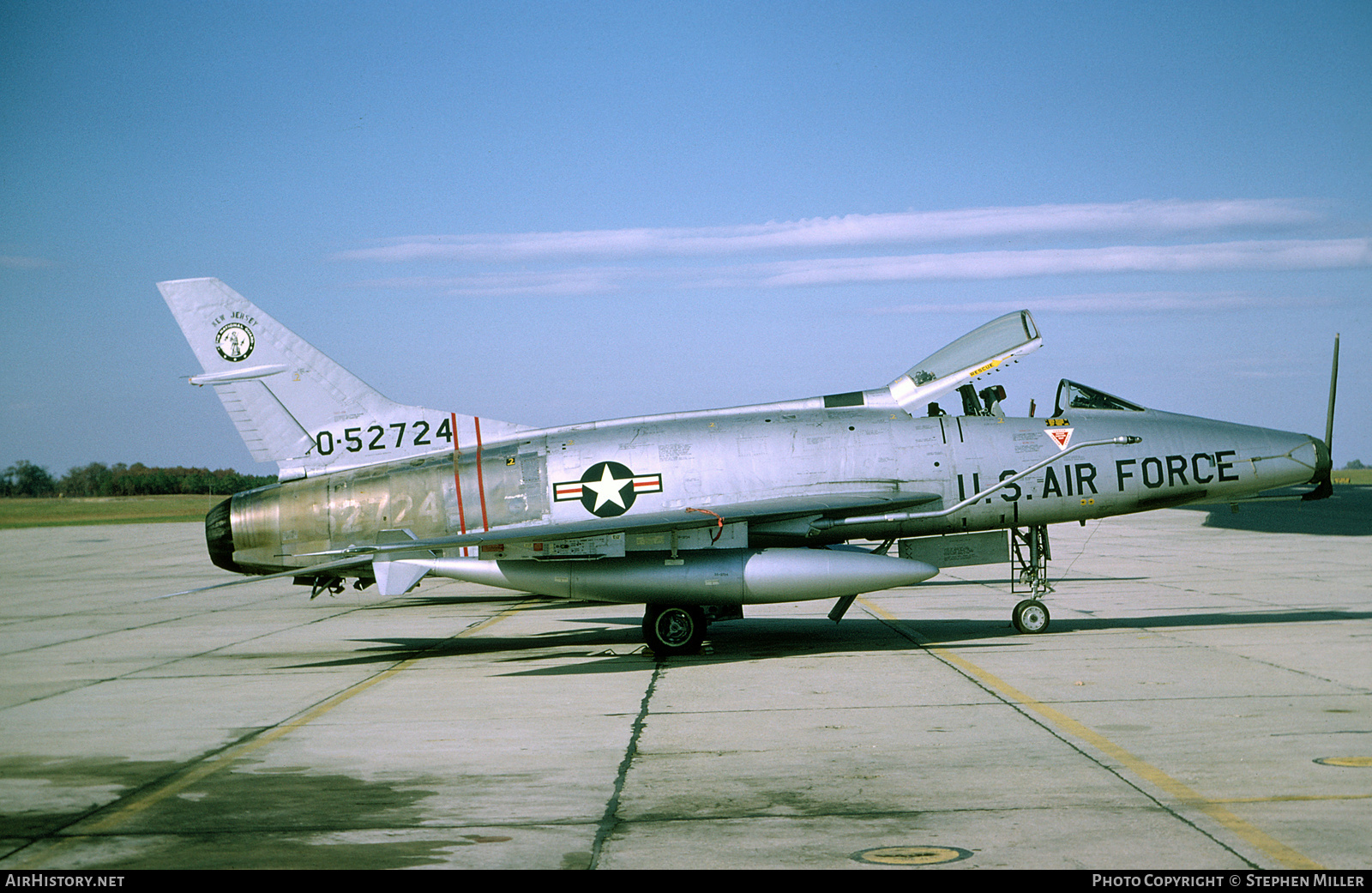 Aircraft Photo of 55-2724 / 0-52724 | North American F-100C Super Sabre | USA - Air Force | AirHistory.net #450509