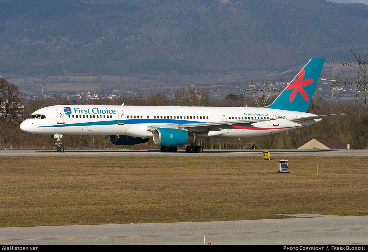 Aircraft Photo of G-OOOX | Boeing 757-2Y0 | First Choice Airways | AirHistory.net #450525