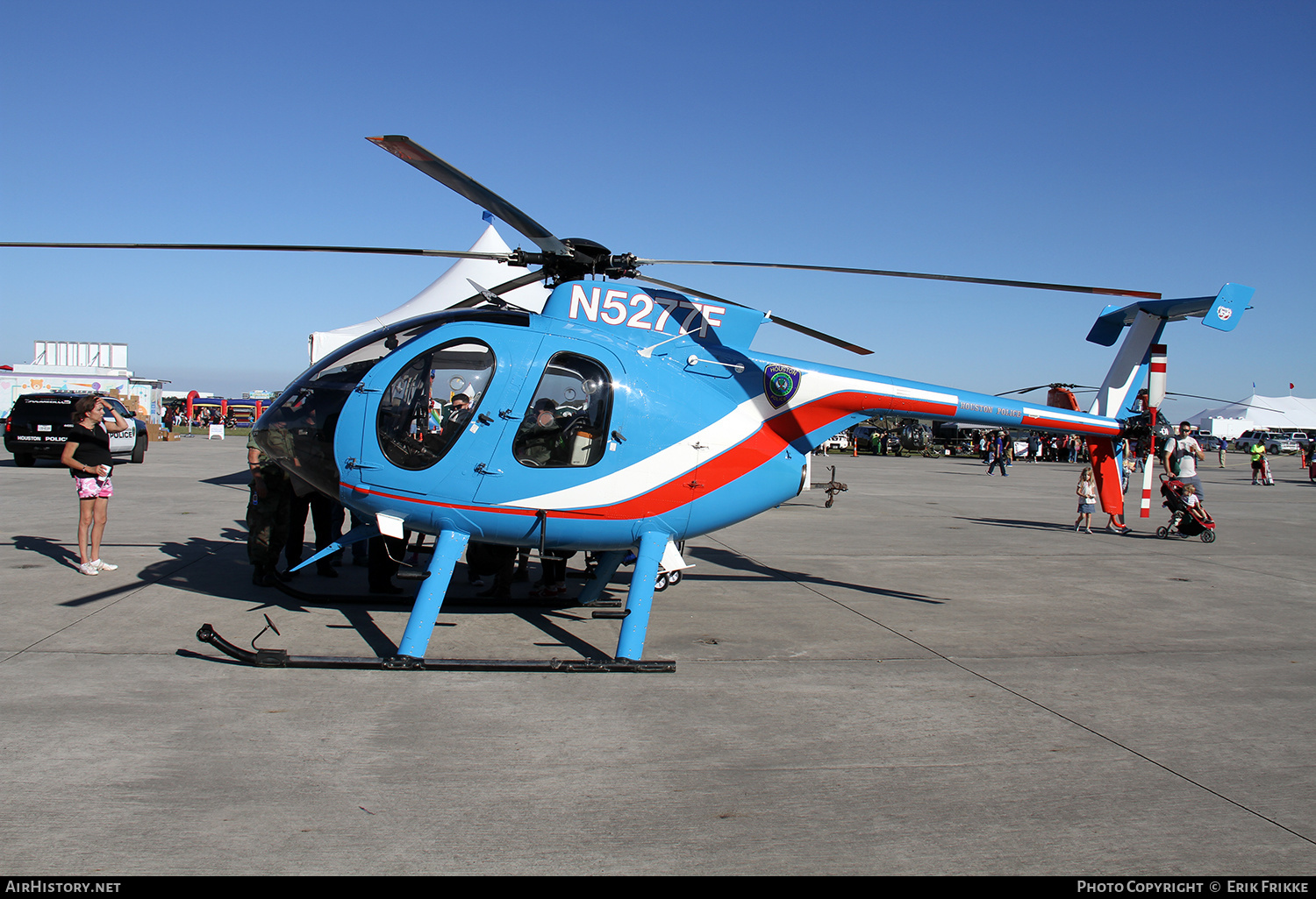 Aircraft Photo of N5277F | McDonnell Douglas MD-500E (369E) | Houston Police | AirHistory.net #450556