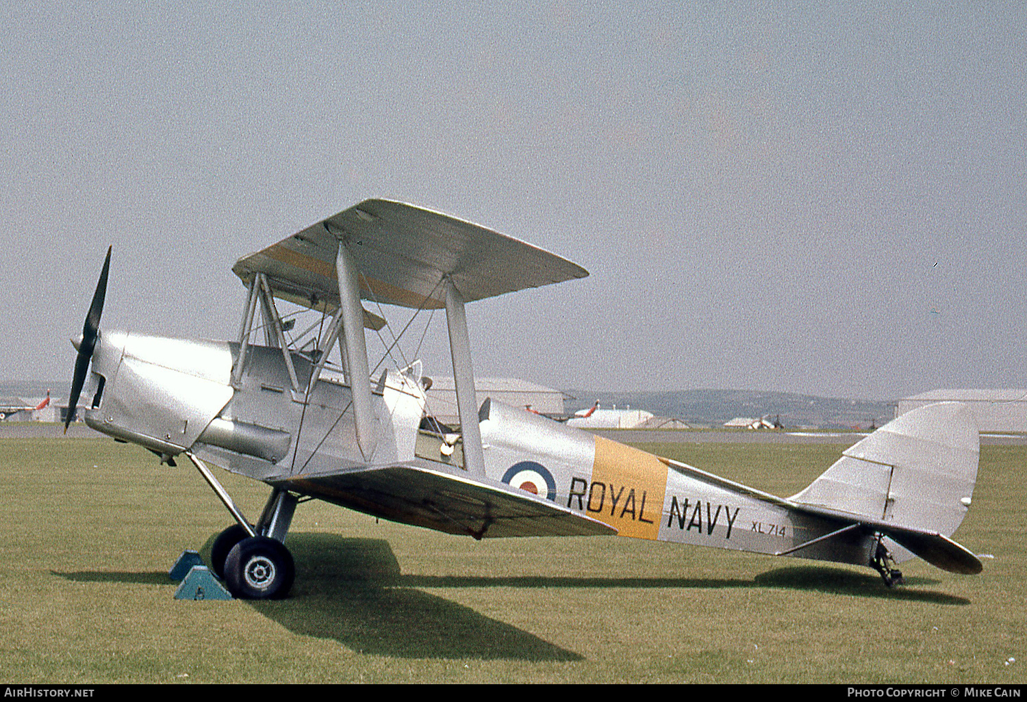 Aircraft Photo of XL714 / G-AOGR | De Havilland D.H. 82A Tiger Moth II | UK - Navy | AirHistory.net #450578