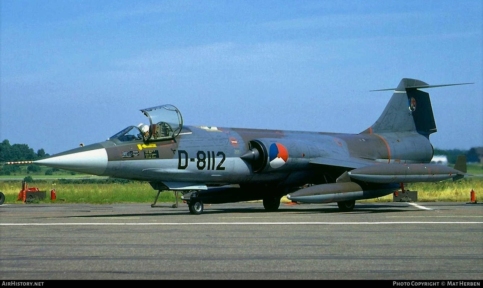 Aircraft Photo of D-8112 | Lockheed RF-104G Starfighter | Netherlands - Air Force | AirHistory.net #450588