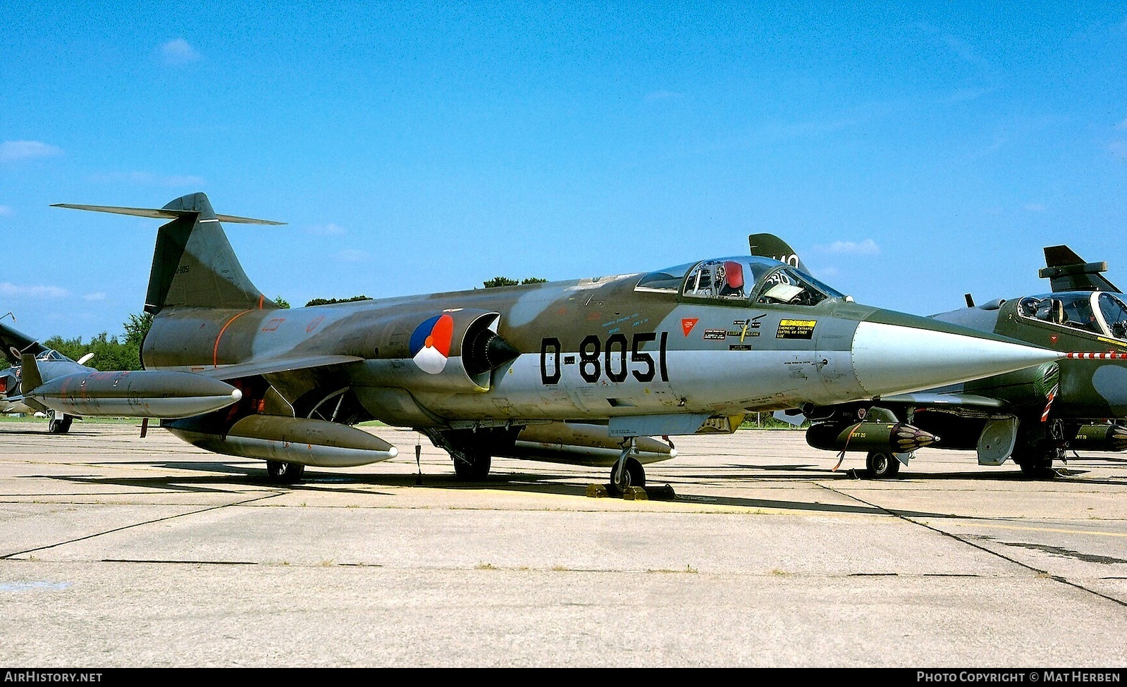 Aircraft Photo of D-8051 | Lockheed F-104G Starfighter | Netherlands - Air Force | AirHistory.net #450599