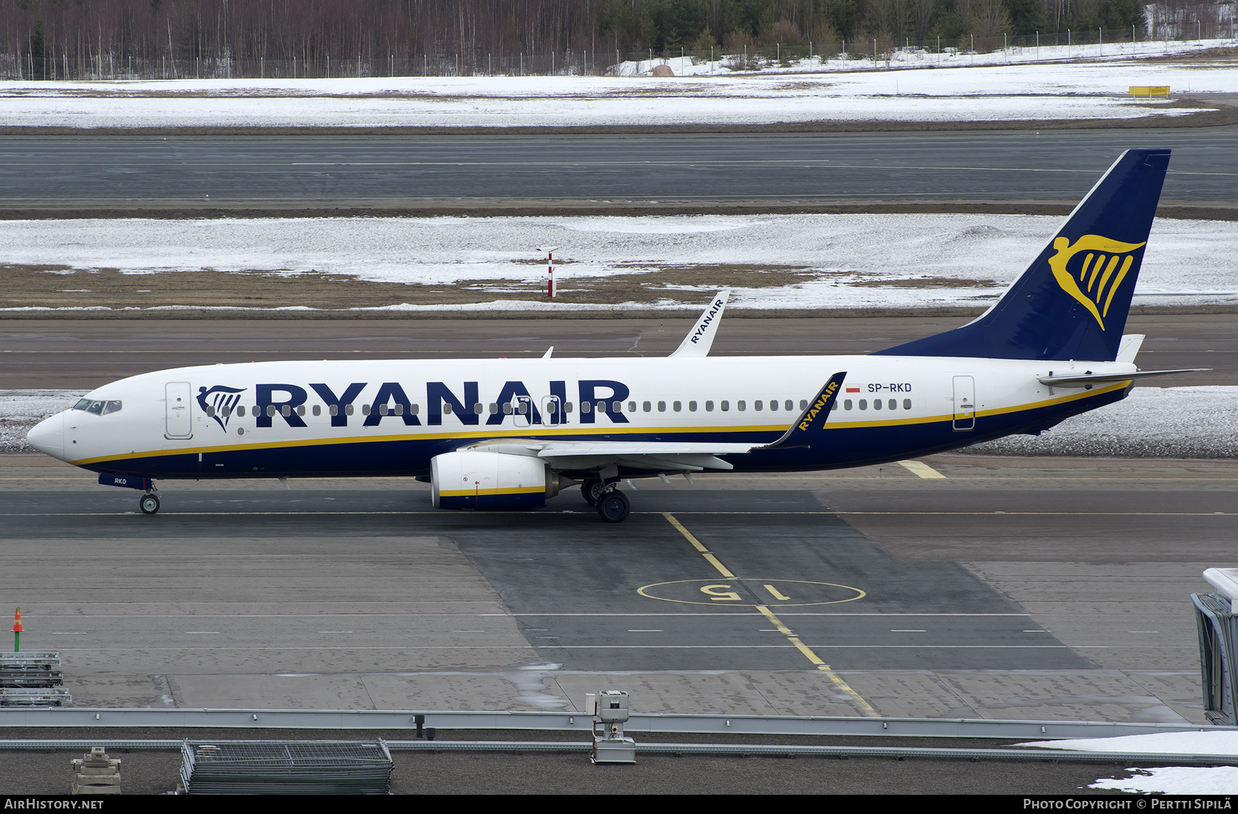 Aircraft Photo of SP-RKD | Boeing 737-8AS | Ryanair | AirHistory.net #450621