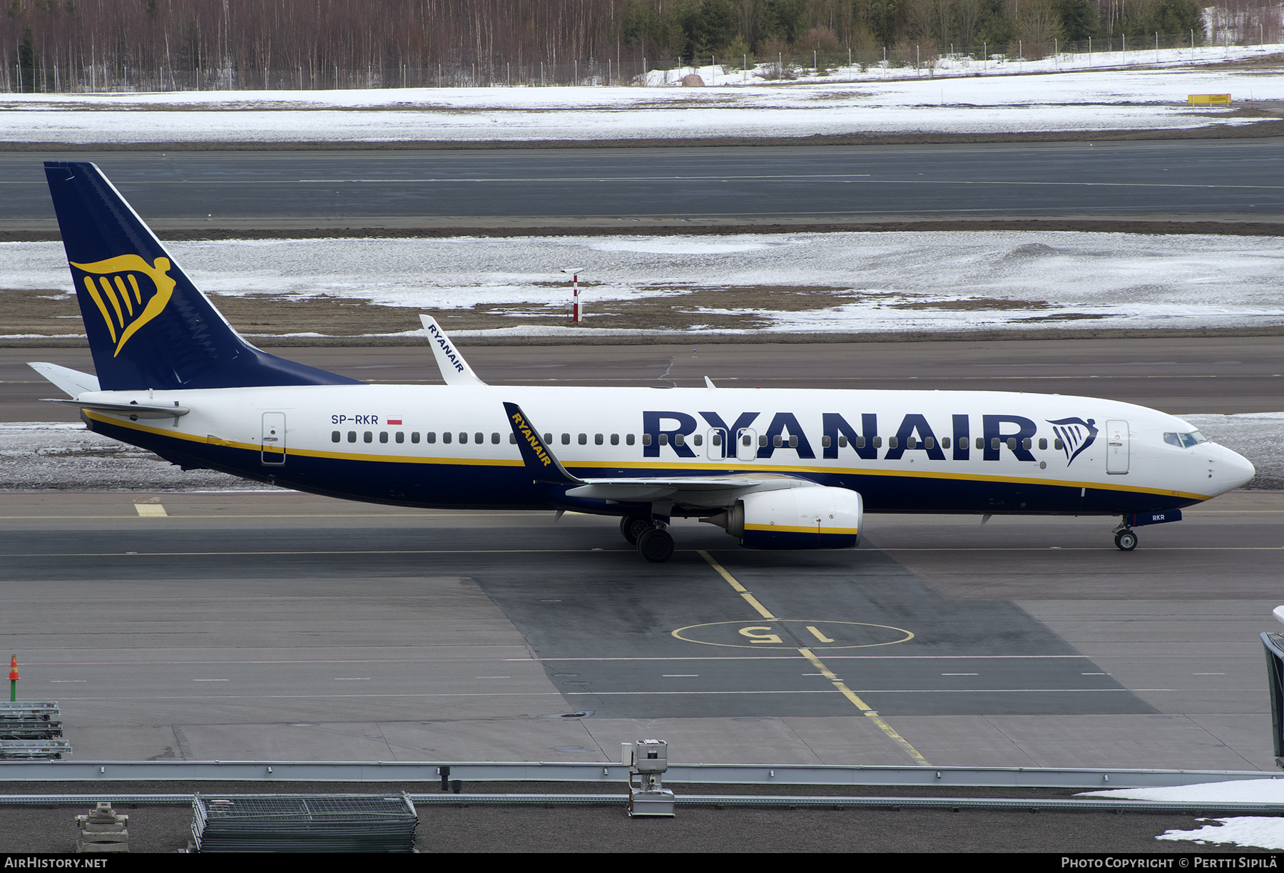 Aircraft Photo of SP-RKR | Boeing 737-8AS | Ryanair | AirHistory.net #450623