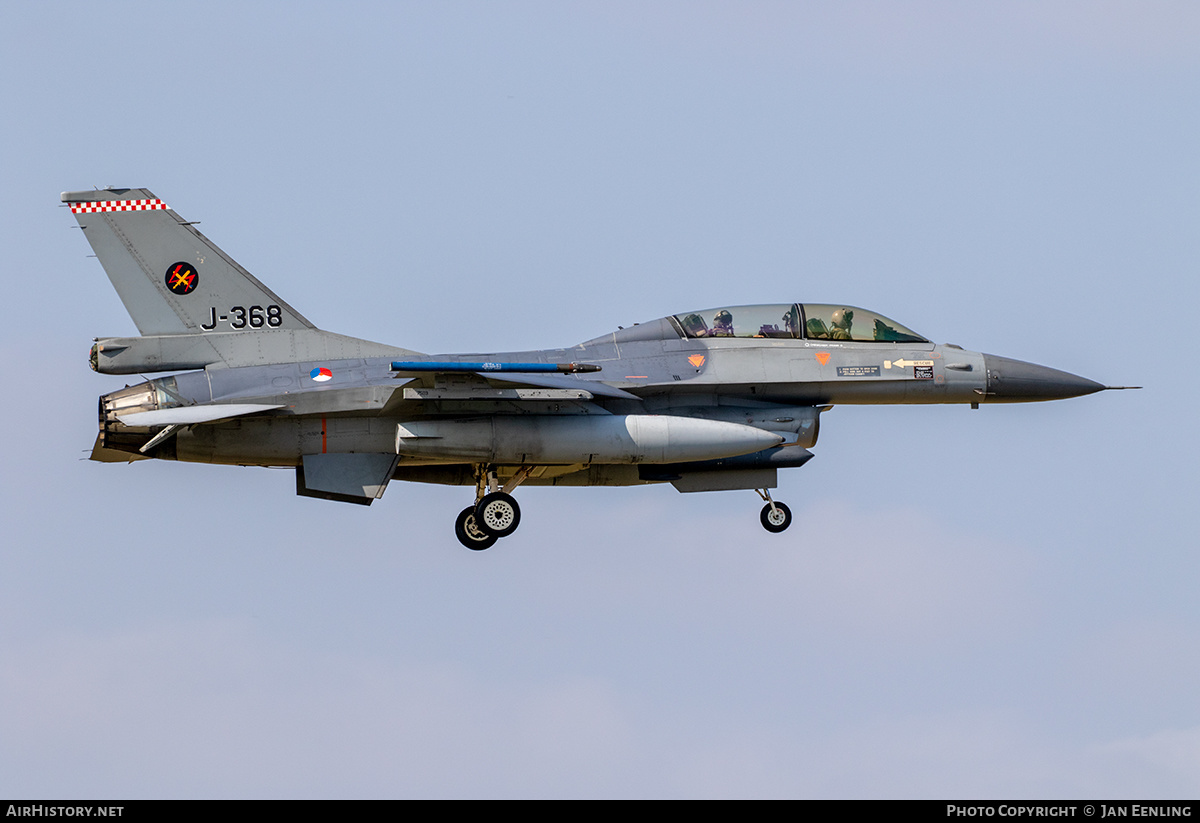 Aircraft Photo of J-368 | General Dynamics F-16BM Fighting Falcon | Netherlands - Air Force | AirHistory.net #450643