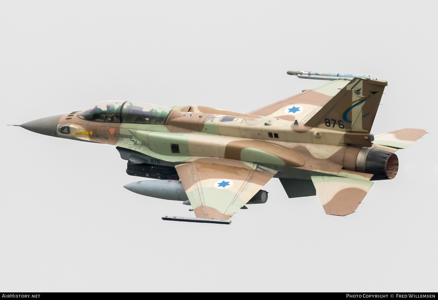 Aircraft Photo of 876 | Lockheed Martin F-16I Sufa | Israel - Air Force | AirHistory.net #450657