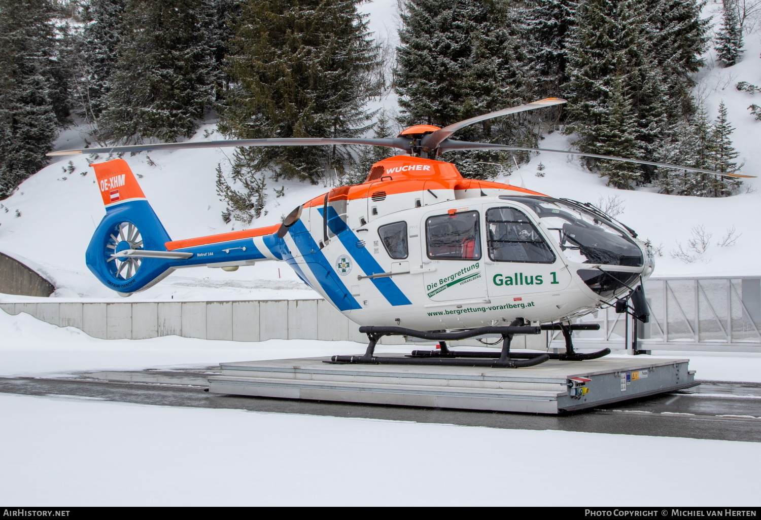 Aircraft Photo of OE-XHM | Eurocopter EC-135T-3 | Wucher Helicopter | AirHistory.net #450660