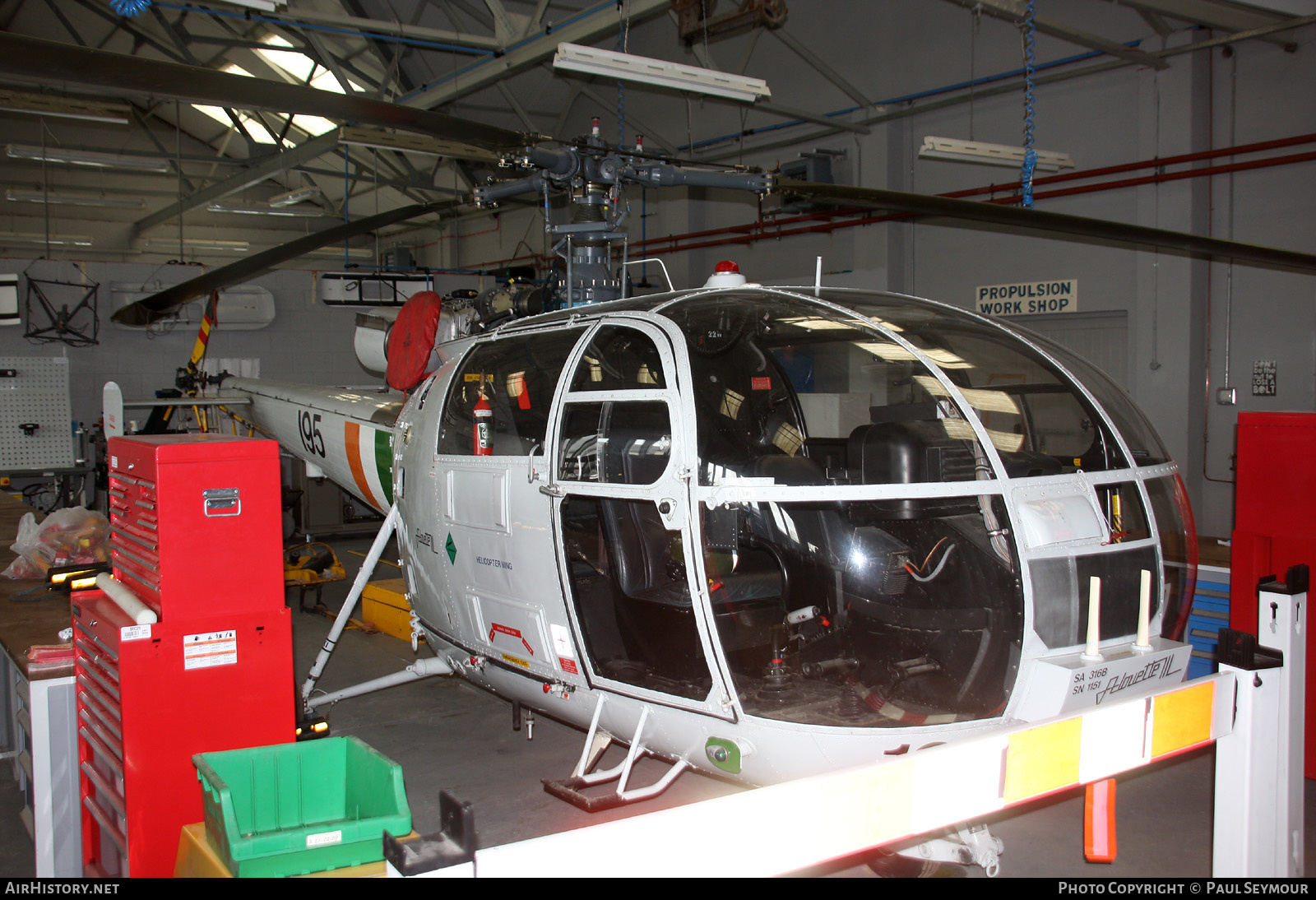 Aircraft Photo of 195 | Sud SA-316B Alouette III | Ireland - Air Force | AirHistory.net #450662