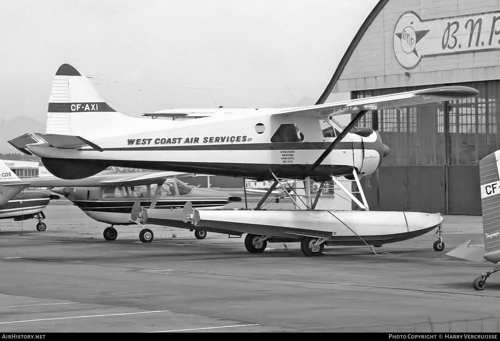 Aircraft Photo of CF-AXI | De Havilland Canada DHC-2 Beaver Mk.1 | West Coast Air Services | AirHistory.net #450683