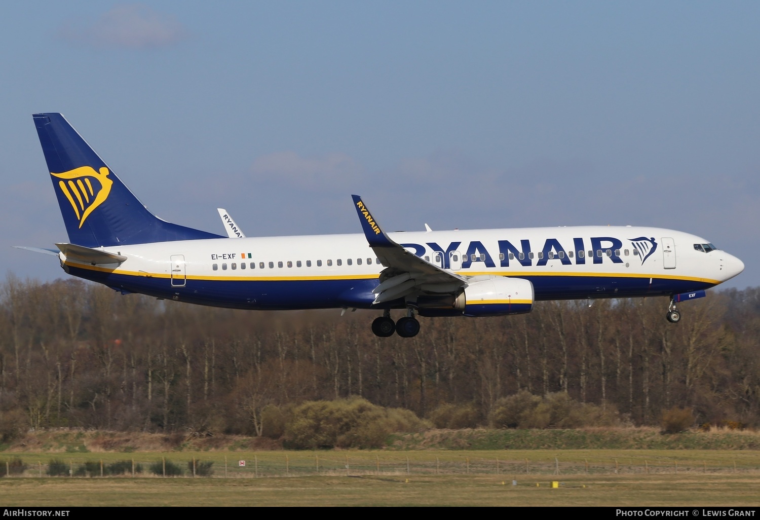 Aircraft Photo of EI-EXF | Boeing 737-8AS | Ryanair | AirHistory.net #450700
