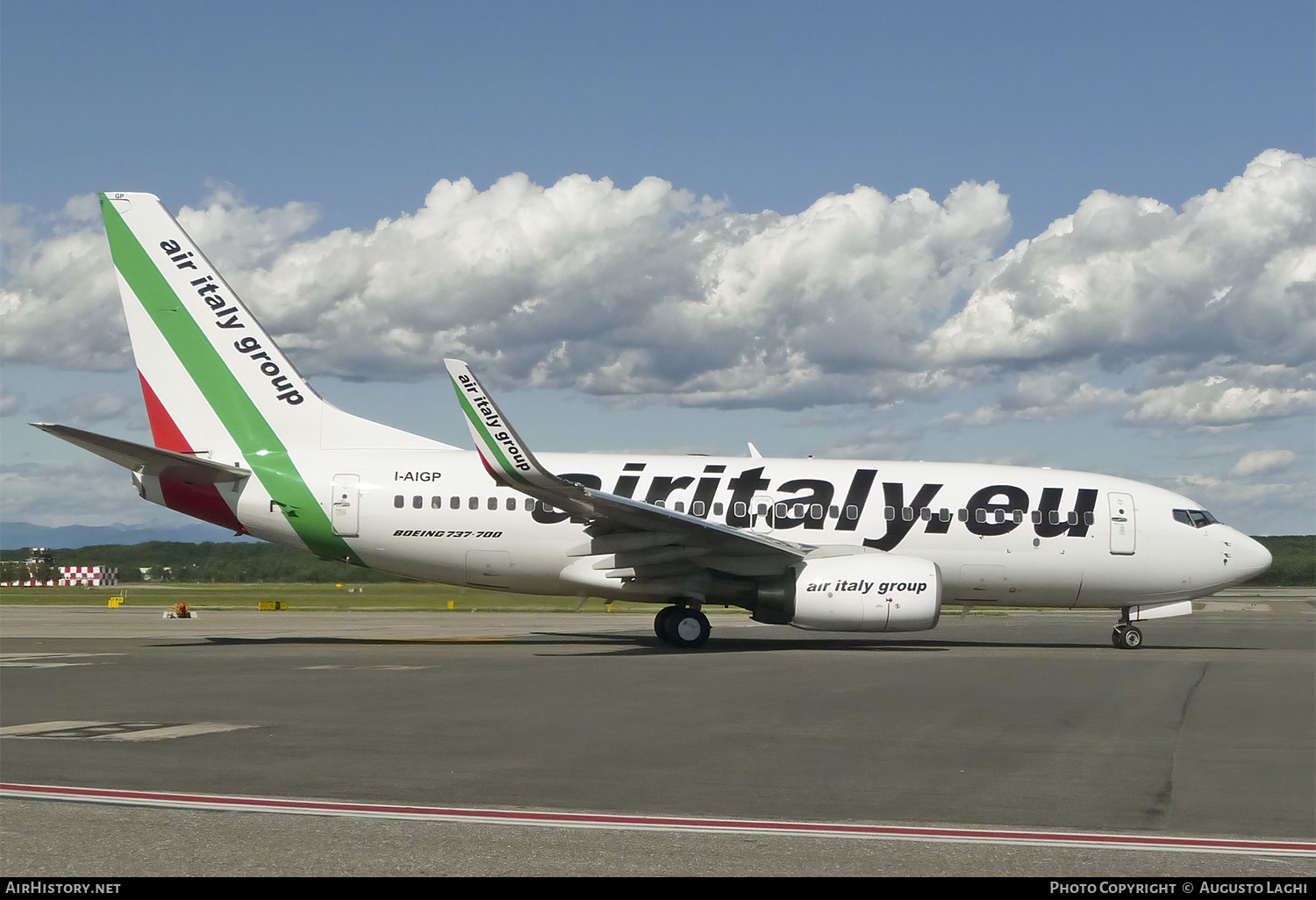 Aircraft Photo of I-AIGP | Boeing 737-7GL | Air Italy | AirHistory.net #450721