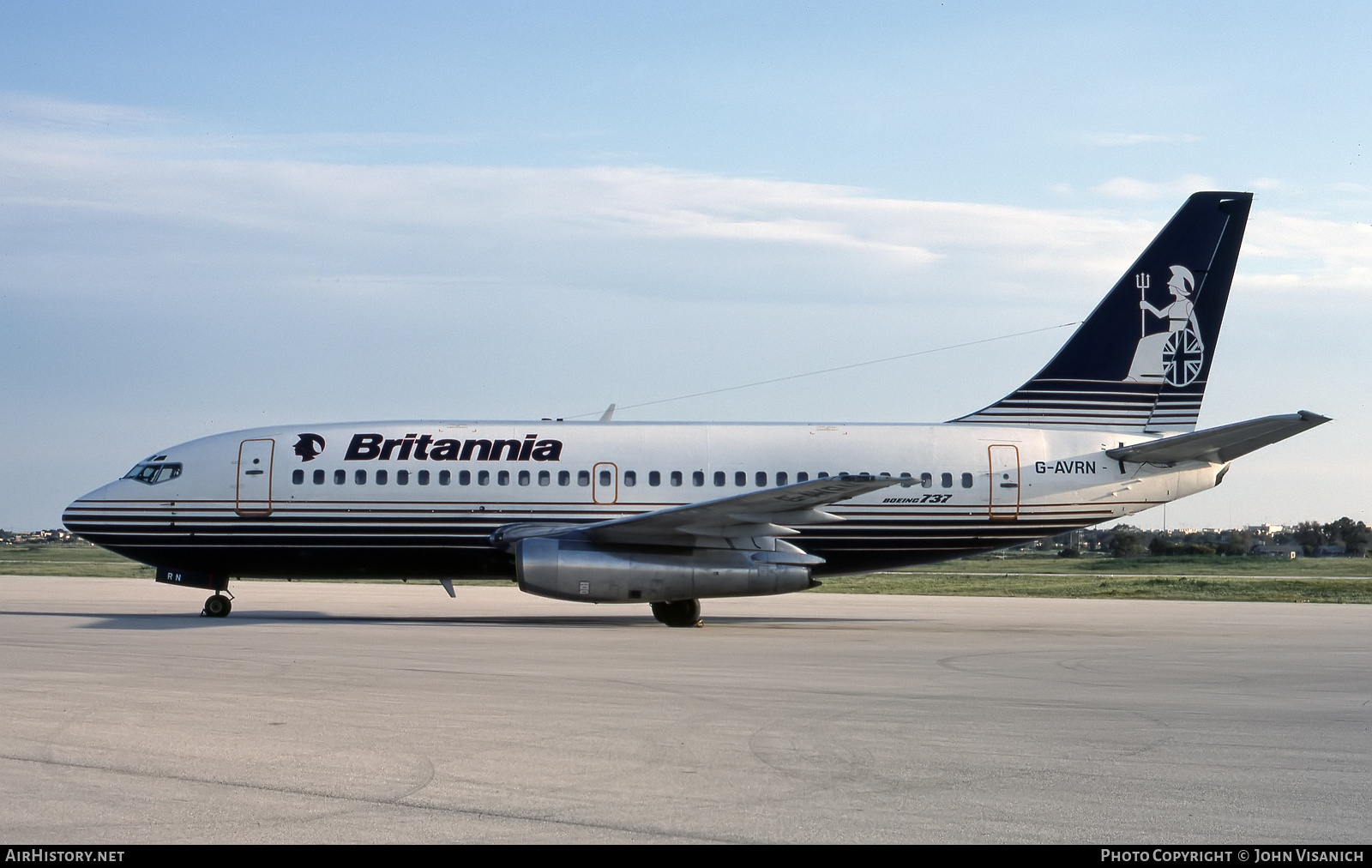 Aircraft Photo of G-AVRN | Boeing 737-204 | Britannia Airways | AirHistory.net #450727