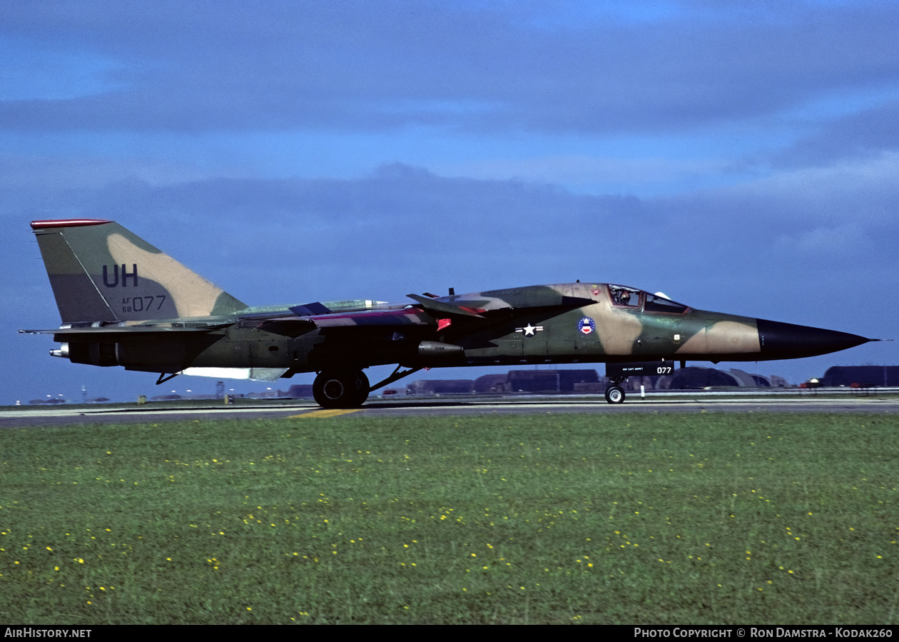 Aircraft Photo of 68-0077 / AF68-077 | General Dynamics F-111E Aardvark | USA - Air Force | AirHistory.net #450740