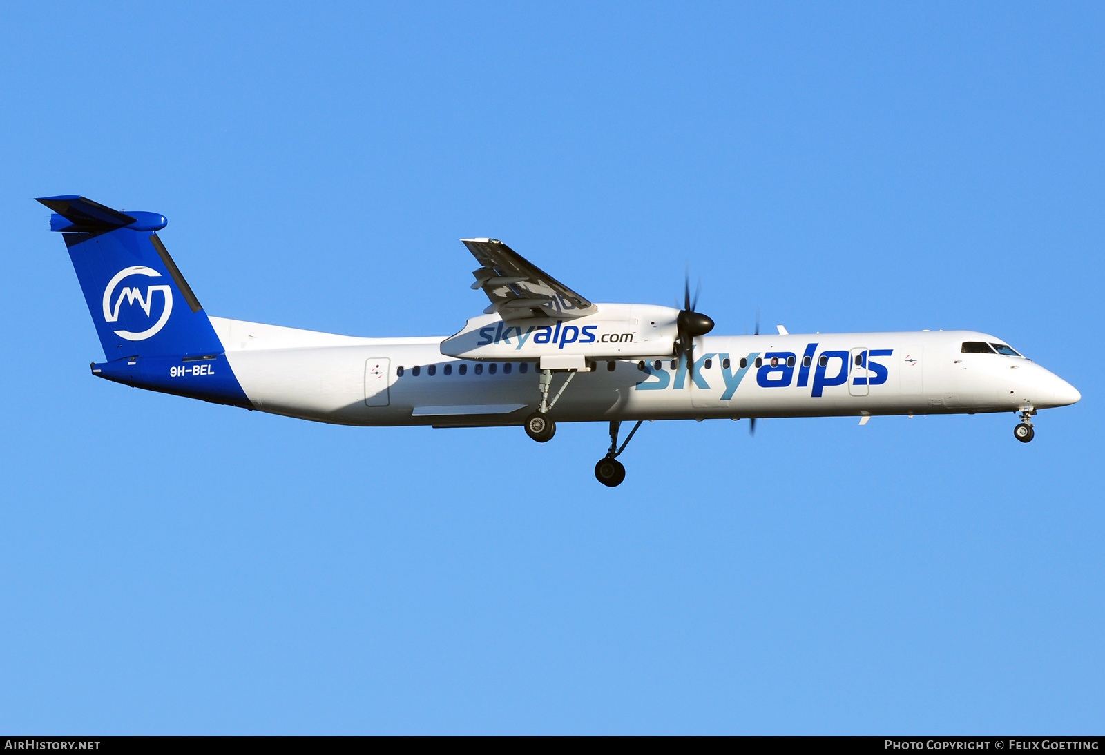 Aircraft Photo of 9H-BEL | Bombardier DHC-8-402 Dash 8 | SkyAlps | AirHistory.net #450747