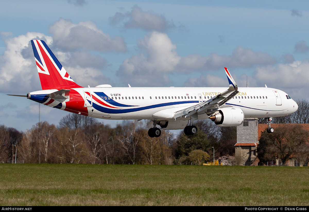 Aircraft Photo of G-XATW | Airbus A321-251N | United Kingdom Government | AirHistory.net #450749