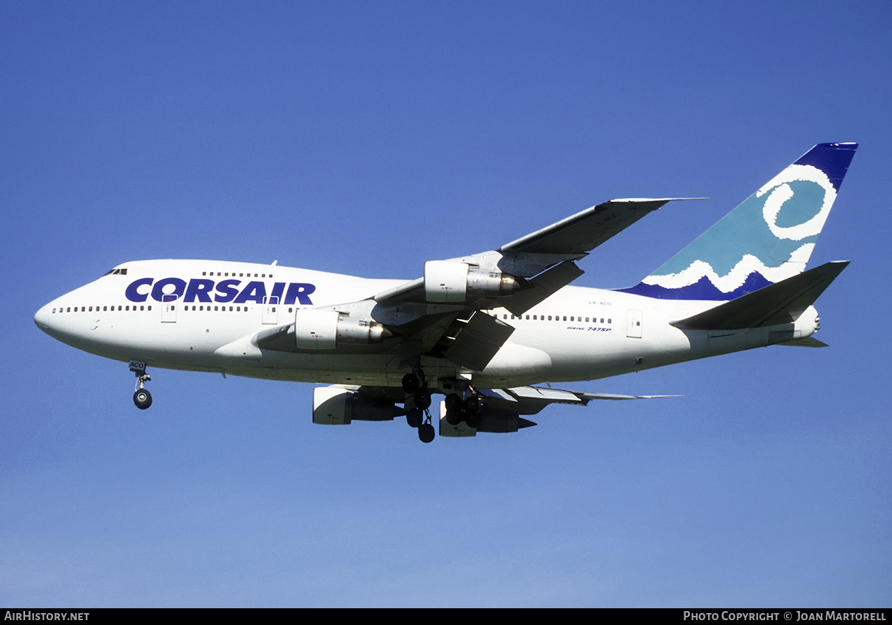 Aircraft Photo of LX-ACO | Boeing 747SP-44 | Corsair | AirHistory.net #450757