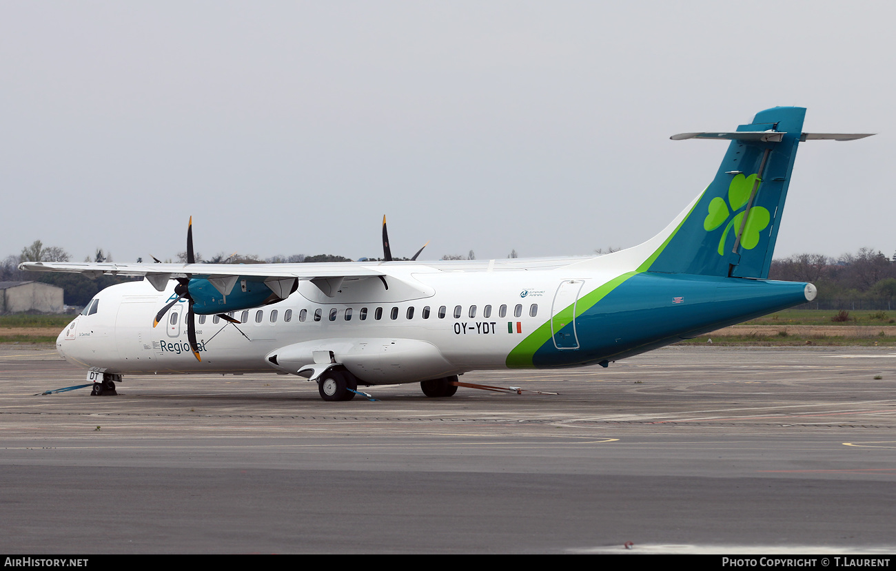 Aircraft Photo of OY-YDT | ATR ATR-72-600 (ATR-72-212A) | Aer Lingus Regional | AirHistory.net #450763