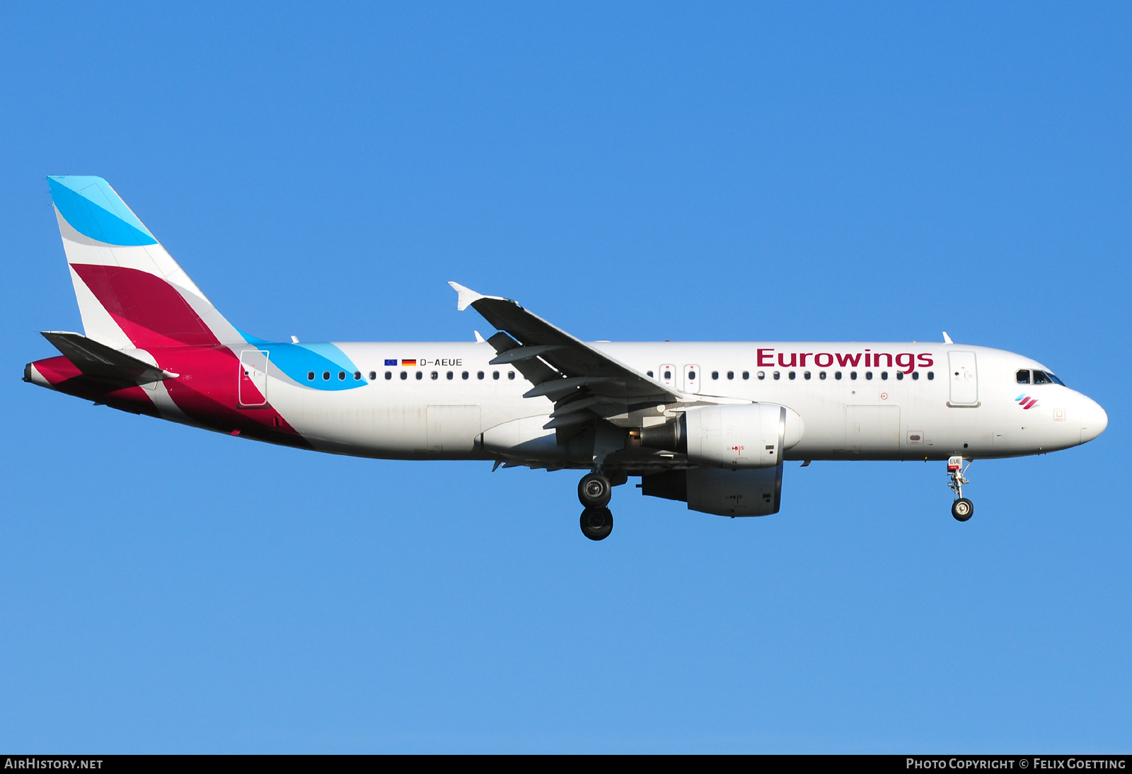 Aircraft Photo of D-AEUE | Airbus A320-214 | Eurowings | AirHistory.net #450767