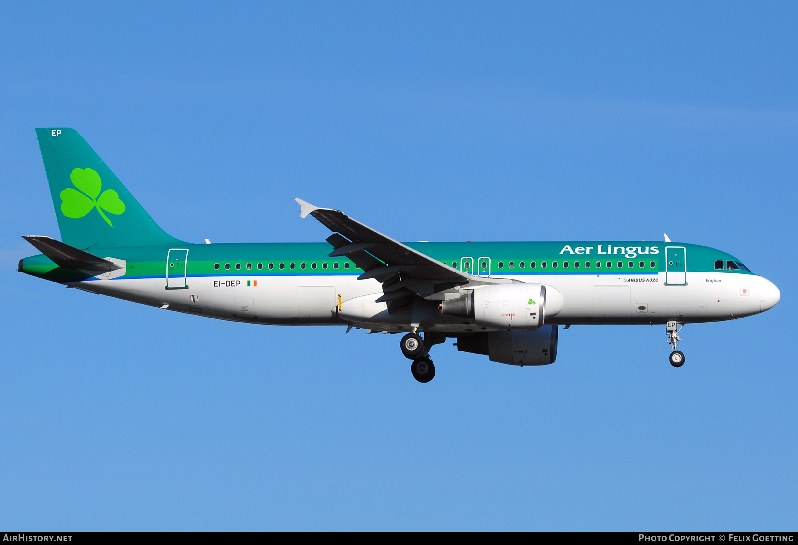 Aircraft Photo of EI-DEP | Airbus A320-214 | Aer Lingus | AirHistory.net #450768