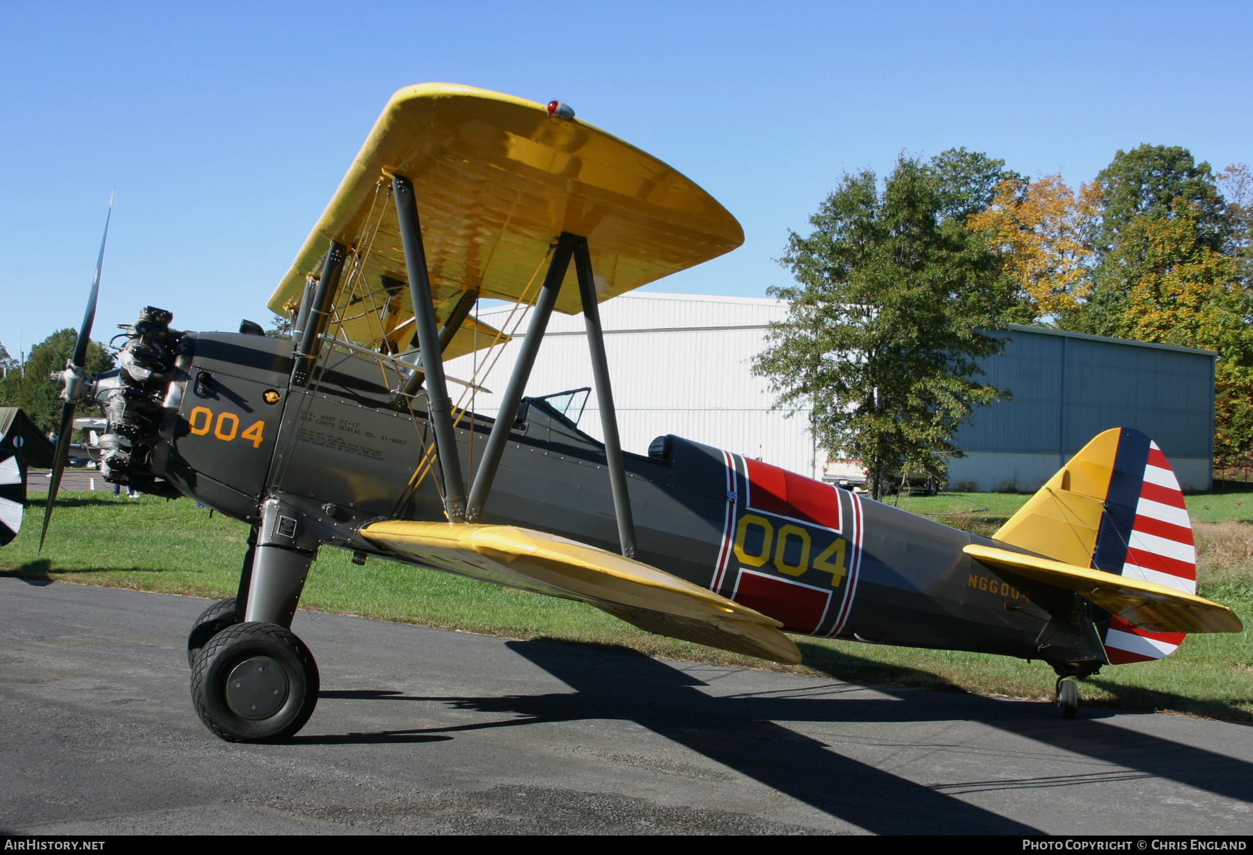 Aircraft Photo of N66004 | Stearman N2S-3 Kaydet (B75N1) | Commemorative Air Force | AirHistory.net #450797