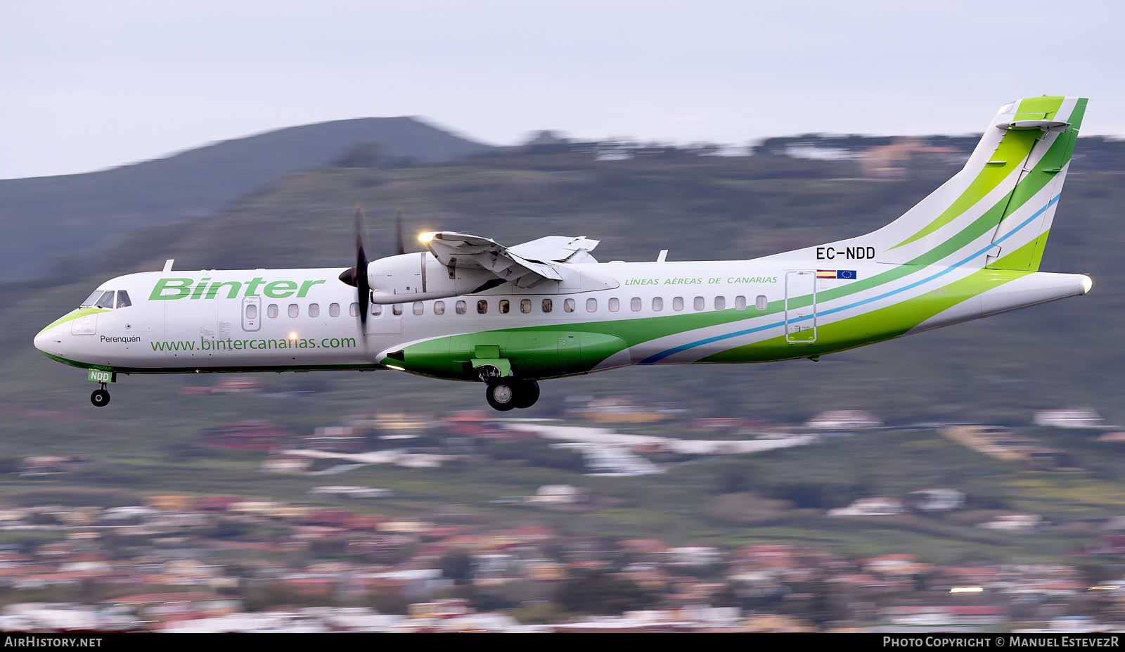Aircraft Photo of EC-NDD | ATR ATR-72-600 (ATR-72-212A) | Binter Canarias | AirHistory.net #450801