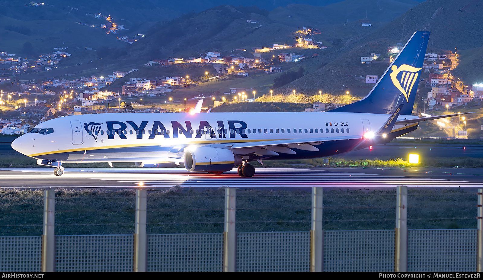 Aircraft Photo of EI-DLE | Boeing 737-8AS | Ryanair | AirHistory.net #450802