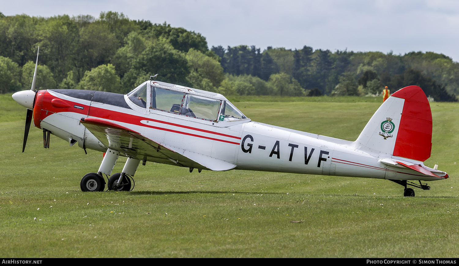 Aircraft Photo of G-ATVF | De Havilland Canada DHC-1 Chipmunk Mk22 | Royal Air Force Gliding and Soaring Association - RAFGSA | AirHistory.net #450804