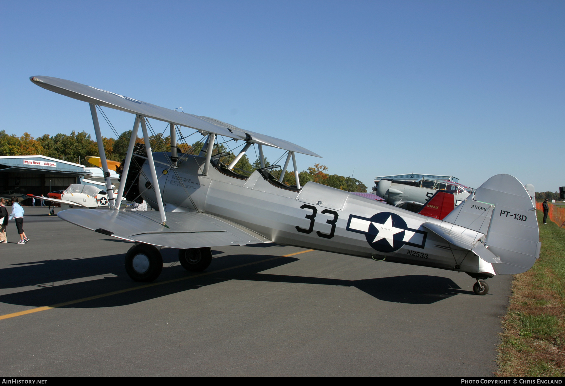 Aircraft Photo of N2533 | Boeing E75 Kaydet | USA - Air Force | AirHistory.net #450806