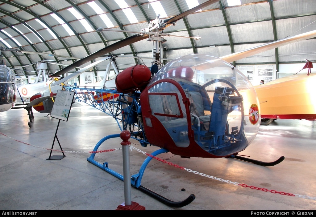 Aircraft Photo of HE.7A-52 | Bell OH-13H Sioux | Spain - Air Force | AirHistory.net #450843