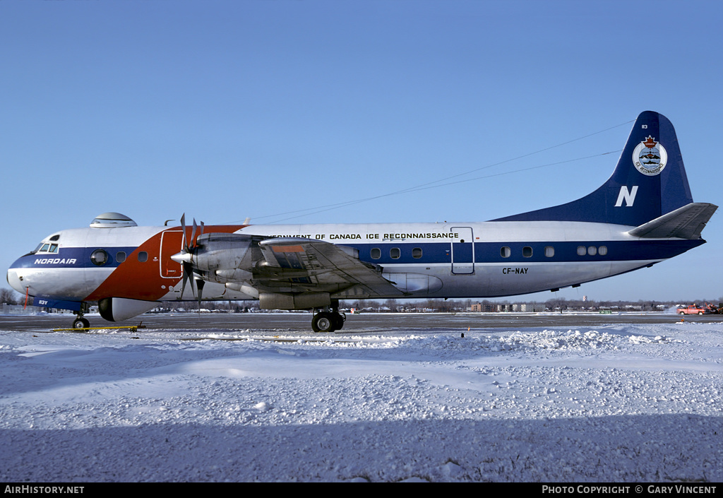 Aircraft Photo of C-FNAY | Lockheed L-188C(IR) Electra | Nordair | AirHistory.net #450844