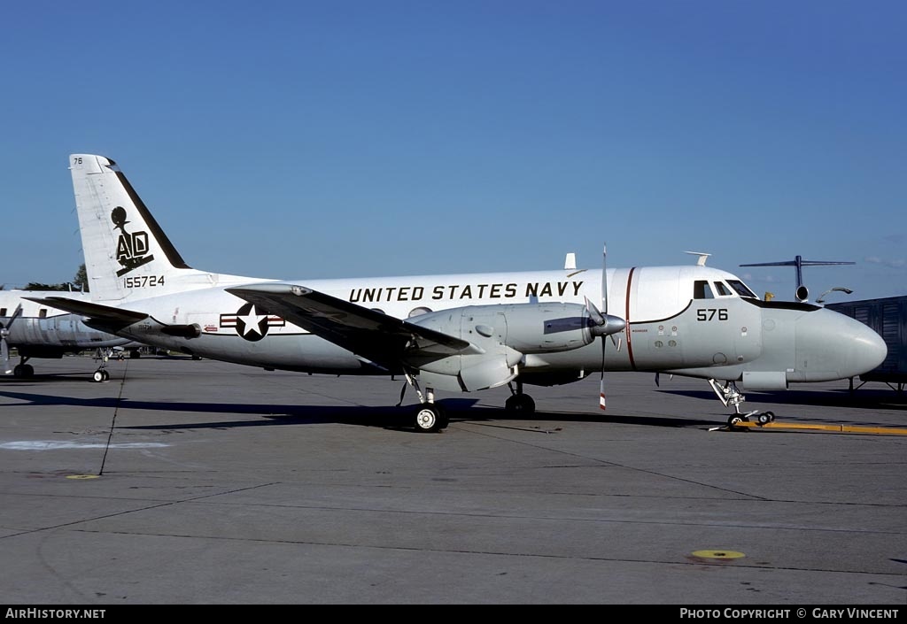 Aircraft Photo of 155724 | Grumman TC-4C Academe (G-159) | USA - Navy | AirHistory.net #450849