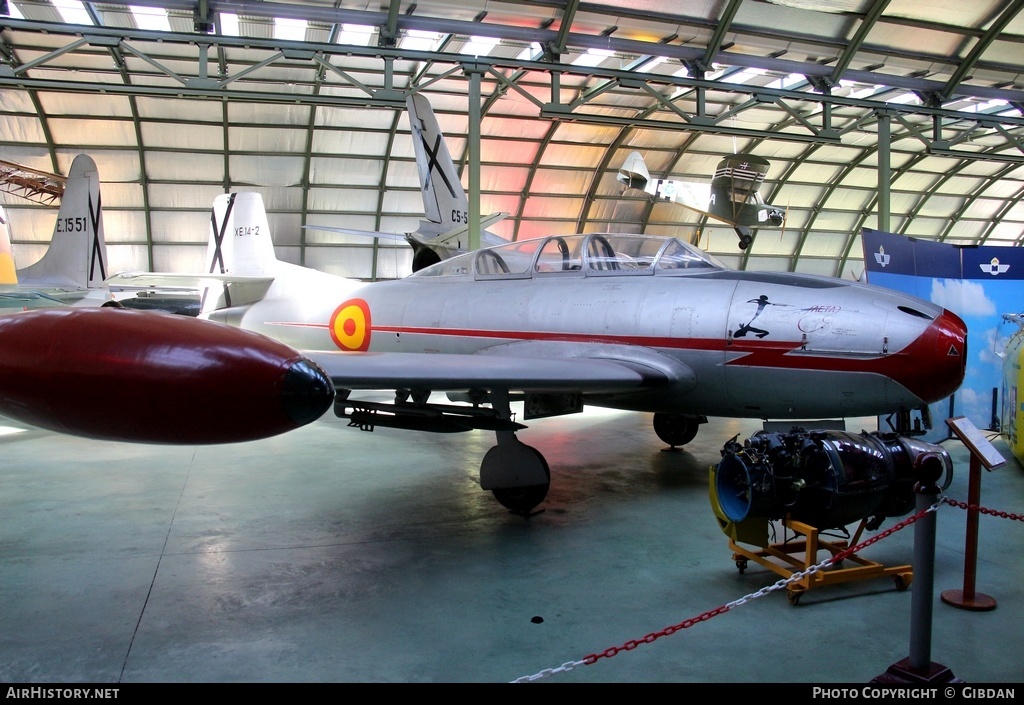 Aircraft Photo of XE.14-2 | Hispano HA-200R-1 Saeta | Spain - Air Force | AirHistory.net #450862