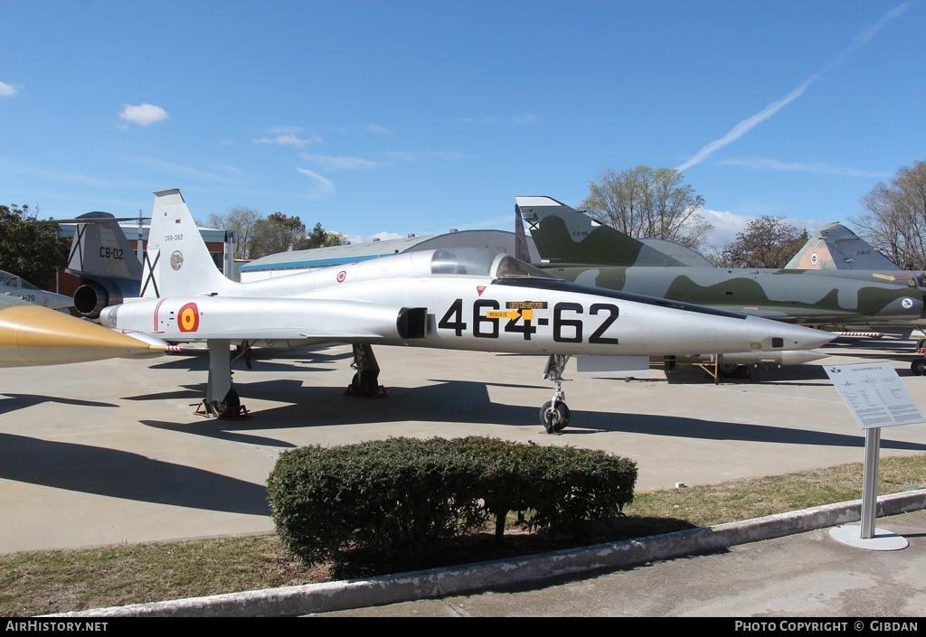 Aircraft Photo of CR9-062 | Northrop SRF-5A Freedom Fighter | Spain - Air Force | AirHistory.net #450865