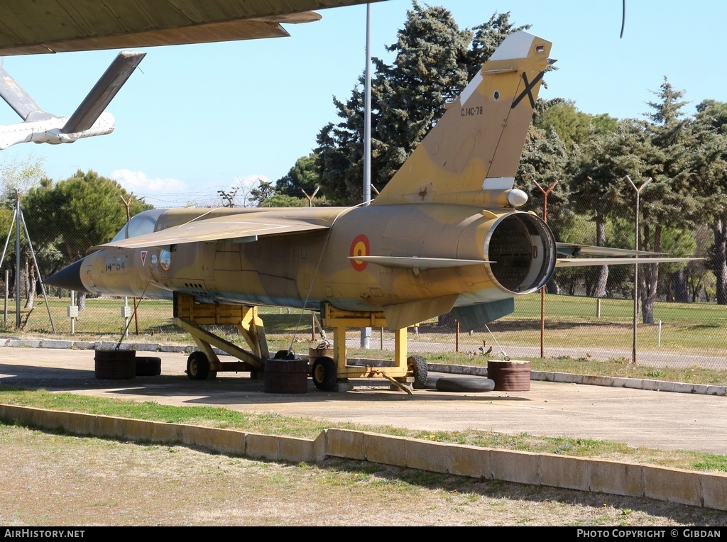 Aircraft Photo of C.14C-78 | Dassault Mirage F1EDA | Spain - Air Force | AirHistory.net #450867
