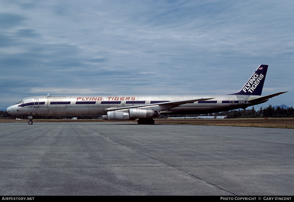 Aircraft Photo of N787FT | McDonnell Douglas DC-8-63AF | Flying Tigers | AirHistory.net #450880